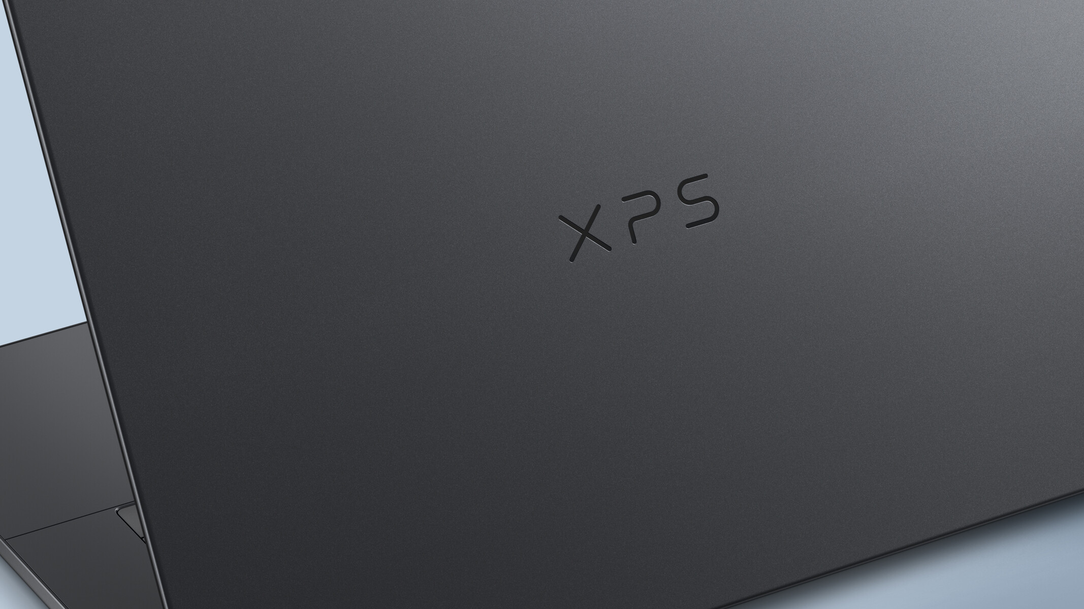 Het XPS-logo op het deksel van de nieuwe laptops uit de Dell XPS-serie (bron: Dell)