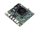 Het MIX-PT LWV1 Mini ITX-moederbord van Aaeon ziet eruit als een typisch compact SFF-moederbord met een ingebouwde ventilator.