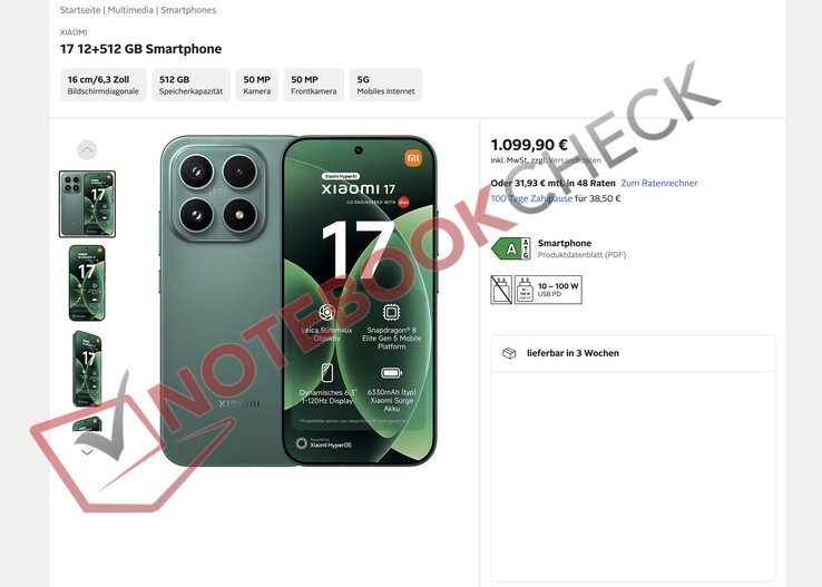 (Afbeeldingsbron: via Notebookcheck)