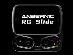 Anbernic's PSP Go lookalike zal verkrijgbaar zijn in zwarte en witte kleuren. (Afbeeldingsbron: Anbernic - bewerkt)