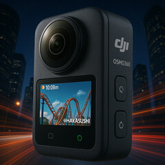 Een conceptafbeelding van de DJI Osmo 360 op basis van uitgelekte FCC-beelden. (Afbeeldingsbron: Hakasushi)