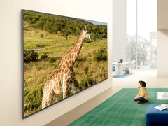 Een promoafbeelding voor de LG QNED84B TV.