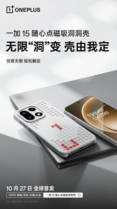 De magnetische gaatjesbehuizing (Afbeelding bron: OnePlus)