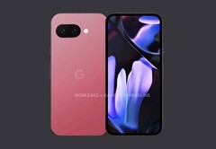 De Google Pixel 9a zal ook verkrijgbaar zijn in het roze. (Afbeeldingsbron: Android Headlines, bewerkt)