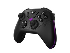 De ROG Raikiri II Xbox draadloze controller heeft LED-lampjes aan de voorkant en aan de zijkanten. (Afbeeldingsbron: Asus ROG)