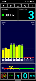 GPS-test: buiten