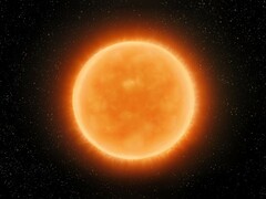 Een artist&#039;s rendering van Betelgeuse in het sterrenbeeld Orion. (Afbeeldingsbron: © Nazarii_Neshcherenskyi - SHUTTERSTOCK)