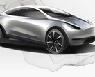 Compacte EV-ontwerptekening (afbeelding: Tesla)