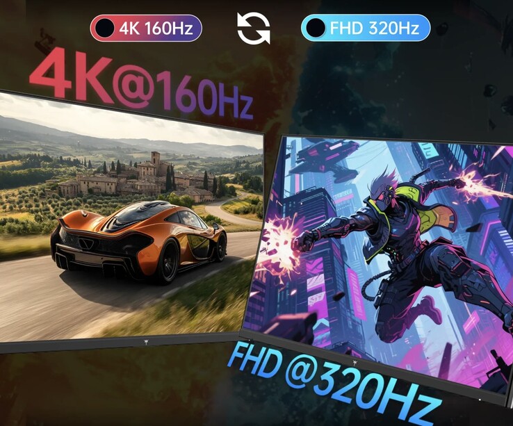 De KTC M27P6S-gamingmonitor beschikt over dual-mode-functionaliteit.