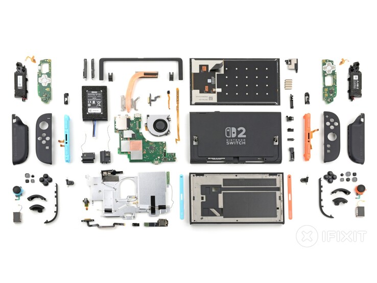 Ontmanteling van de Nintendo Switch 2.