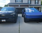 De Tesla Cybertruck ondervindt zware concurrentie van concurrerende elektrische pick-ups, waaronder de Chevrolet Silverado EV. (Afbeelding Bron: Lamar MK via YouTube)