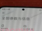 De "13 Pro" piept uit een onlangs gelekte afbeelding. (Bron: Xiaomiui)