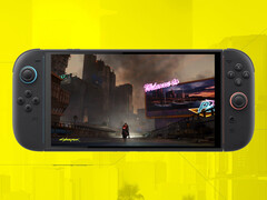 Charles vertelt ook dat de Switch 2-port van Cyberpunk 2077 veel wijzigingen op engine-niveau moest ondergaan. Afgebeeld: het spel draait op de handheld. (Afbeeldingsbron: CDPR en Nintendo)