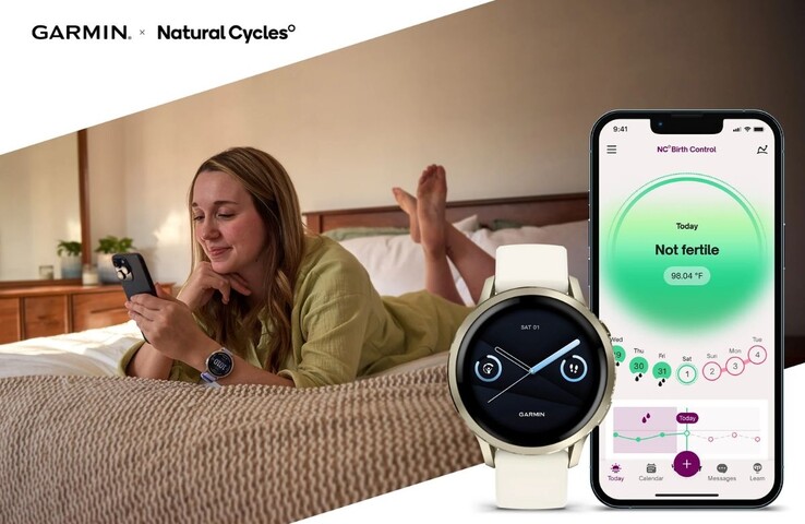Garmin smartwatches integreren nu met de Natural Cycles app