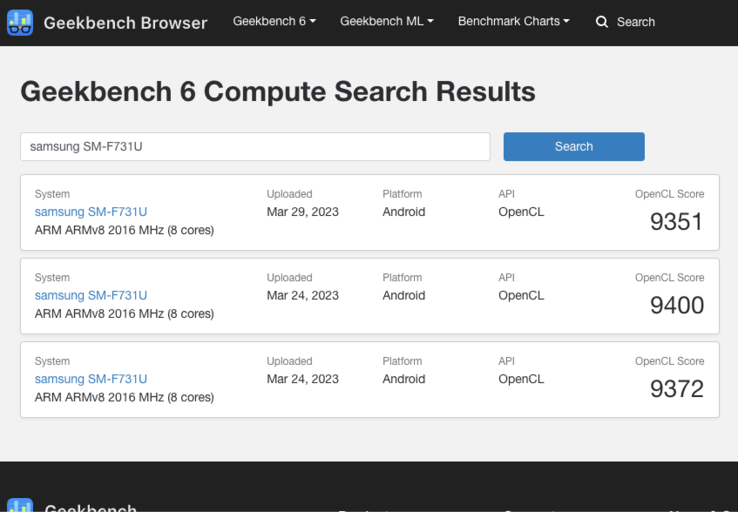 (Beeldbron: Geekbench)