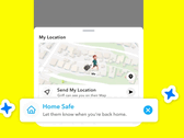 Snapchat's Home Safe-functie (Afbeelding Bron: Snapchat)