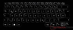 Toetsenbord van Acer Swift Edge SFE16 (verlicht)
