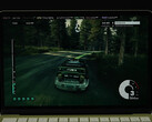 Gevirtualiseerd Windows 11 gamen op de MacBook Neo met 8 GB RAM is behoorlijk indrukwekkend. Afgebeeld: Dirt 3 draait op de laptop.