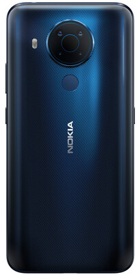 Nokia 5.4 in de kleurstelling Polar Night