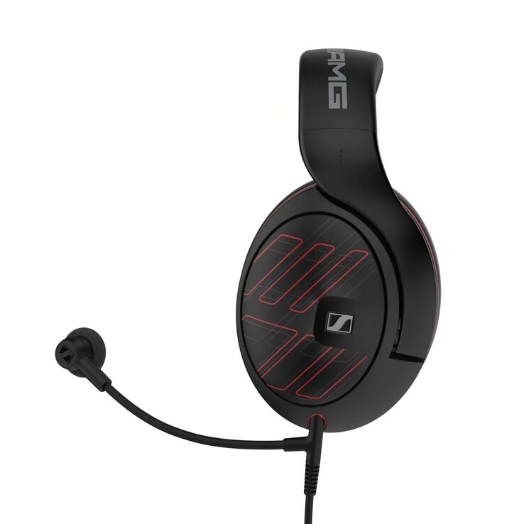 De Sennheiser HD 620S Mercedes-AMG Edition is voorzien van een ingebouwde HD 500-microfoon met zwenkarm.