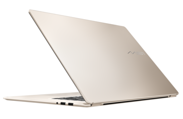 MSI Prestige 16 AI+ - Beige Goud. (Afbeelding Bron: MSI)