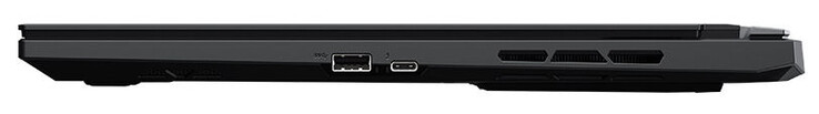 Rechterkant: USB 3.2 Gen 2 (USB-A), Thunderbolt 4 (USB-C; Power Delivery, DisplayPort)