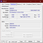 CPU-Z moederbord