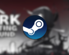 Dark Hunting Ground heeft bijna een jaar in early access doorgebracht voordat het spel 1.0 uitkwam. Afgebeeld - de officiële spelbanner met het Steam-logo erop (bron: Steam - Bewerkt)