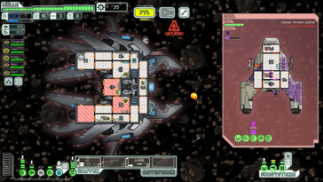 Afbeelding: Een screenshot van de gameplay uit FTL: Faster Than Light.
