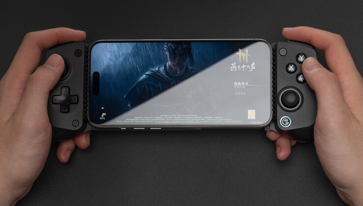 De GameSir X5s is compatibel met apparaten die tussen 105-213 mm breed zijn. (Afbeeldingsbron: GameSir)