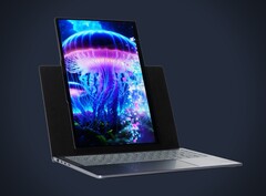 Lenovo heeft een notebook ontwikkeld met een beeldscherm dat in portretmodus gedraaid kan worden. (Afbeeldingsbron: Evan Blass, bewerkt)