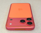 Oranje iPhone 17 Pro Max wordt roze