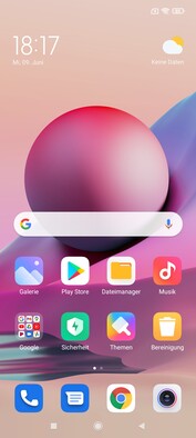 Software van de Xiaomi Redmi Note 10S
