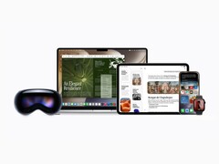 Artistieke weergave van Siri AI op verschillende apparaten.