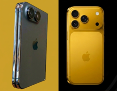 Uitgelekt iPhone Ultra-designmodel (links) naast iPhone 17 Pro (rechts) - bewerkt.