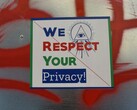 Een decoratieve afbeelding met de tekst "wij respecteren uw privacy" (Afbeelding bron: Marija Zaric via Unsplash)