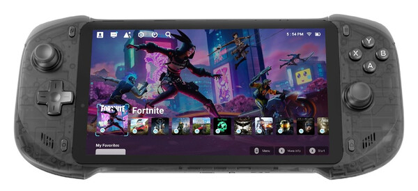 De Abxylute One Pro handheld heeft een beter scherm dan de Logitech G Cloud. (Afbeeldingsbron: Abyxlute)