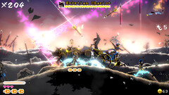 Berserk or Die spel screenshot toont Egyptische held speciale aanval