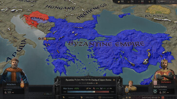 Afbeelding: Een screenshot van de gameplay van Crusader Kings III.
