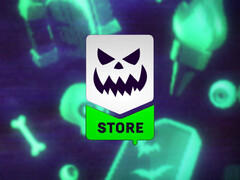 De Halloween-uitverkoop eindigt op 03 november 2025. Afgebeeld: een promotiefoto voor het evenement - schedels, botten, ogen. (Afbeeldingsbron: Epic Games Store)