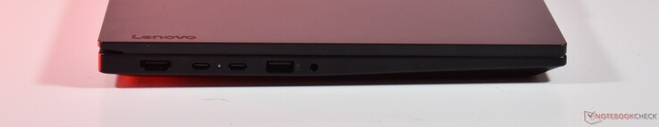 links: HDMI, USB-C 3.2 Gen 1, USB4, USB-A 3.2 Gen 1, 3,5mm Audio
