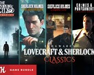 Frogwares Lovecraft en Sherlock Classics Humble Bundle banner (Afbeelding bron: Humble Bundle met bewerkingen)
