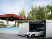 Het NIO-Sinopec-partnerschap combineert batterijwissels en het opladen van EV's bij tankstations (afbeelding: NIO/YouTube)