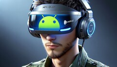 Meta wil zijn Quest-headsets positioneren als het &#039;Android&#039; alternatief voor Vision Pro. (Afbeelding: Dall-E 3)