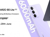 De Realme Narzo 80 Lite 5G wordt geleverd in kristalpaars en onyxzwarte kleuropties (Afbeelding bron: Realme)