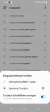 Keuze toetsenbord