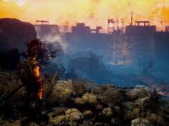 Een afbeelding van een stad in Achilles: Legends Untold.