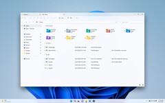 Windows 11 ondersteunt binnenkort een bestandsverkenner met tabbladen, die al een nieuw ontwerp heeft gekregen. (Beeldbron: Microsoft)