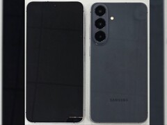 De vermeende voor- en achterkant van de Galaxy S26 FE.