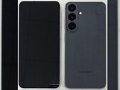 De vermeende voor- en achterkant van de Galaxy S26 FE.